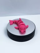 3D Hareketli Yunus Figürlü Oyuncak - Pembe - 6