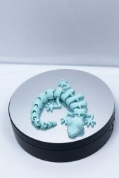 3D Hareketli Oyuncak Kertenkele - Turkuaz - 3