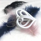 3D Üçlü Kalp Anahtarlık thumbnail 5