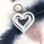 3D Üçlü Kalp Anahtarlık thumbnail 6