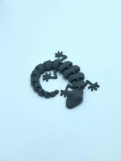 3D Hareketli Oyuncak Kertenkele - Gri - 3