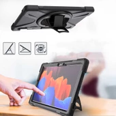 Galaxy Tab S7 T870 Kılıf Zore Defender Tablet Silikon Kılıf thumbnail 4