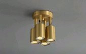 MYLİGHTS MAT ALTIN KAPLAMA  BOYA DEĞİL 4LÜ LED AVİZE LED SPOT GÜN IŞIĞI AMPULÜ HAREKETLİ - 2
