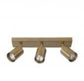 MYLİGHTS MAT ALTIN KAPLAMA  ÜÇLÜ LED SPOT HAREKETLİ LED AVİZE LED APLİK - 1