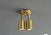 MYLİGHTS  MAT ALTIN KAPLAMA LED AVİZE LED APLİK LED SPOT GÜN IŞIĞI AMPULLÜ HAREKETLİ - 1