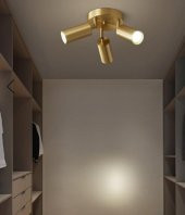 MYLİGHTS MAT ALTIN METAL HAREKETLİ  LED AVİZE LED SPOT GÜNIŞIĞI AMPULLÜ thumbnail 2