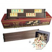 Koyu Renk Star Vip Ahşap Okey Takımı thumbnail 4