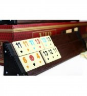 Koyu Renk Star Vip Ahşap Okey Takımı thumbnail 9