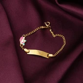 14 Ayar Altın İsimlik Çocuk Künyesi thumbnail 4