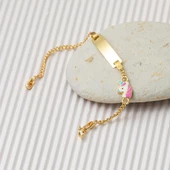 14 Ayar Altın İsimlik Çocuk Künyesi thumbnail 3