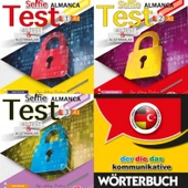 ÇIPA ALMANCA A1 SEVİYE SELFİE TEST + SÖZLÜK SETİ TOPLAM 4 KİTAP - 1