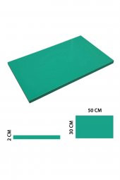 Profesyonel Yeşil Polietilen Kesme Tahtası 30x50x2 Cm - 1
