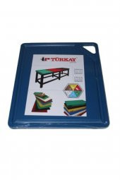 Polietilen Kesim Tahtası Mavi 26,5 X 32,5 X 1cm - 3