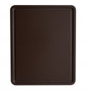 Türkay Kesim Tahtası Oluklu Plastik Levhası Kahverengi 32,5x26,5x1 cm thumbnail 1
