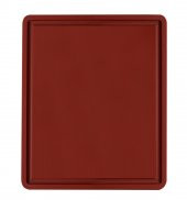 Türkay Kesim Tahtası Polietilen Oluklu Plastik Levhası Kırmızı 32,5x26,5x1 cm - 1