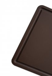 Türkay Kesim Tahtası Oluklu Plastik Levhası Kahverengi 32,5x26,5x1 cm thumbnail 2