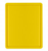 Türkay Kesim Tahtası Polietilen Oluklu Plastik Levhası Sarı 32,5x26,5x1 cm - 3