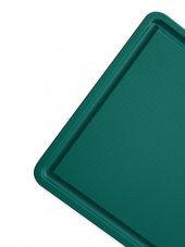 Türkay Kesim Tahtası Polietilen Oluklu Plastik Levhası Yeşil 32,5x26,5x1 cm thumbnail 1