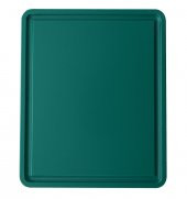Türkay Kesim Tahtası Polietilen Oluklu Plastik Levhası Yeşil 32,5x26,5x1 cm thumbnail 2
