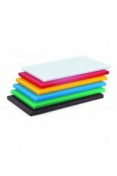 Polietilen Kesim Tahtası Et Meyve Kesme Levhası 40x30x2 Cm Beyaz - 1
