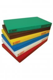 Türkay Polietilen Kesim Tahtası Et Meyve Kesme Levhası 40x30x2 Cm - 1