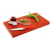 Türkay Plastik 40x25x2cm Polietilen Kesim Tahtası Kırmızı - 1