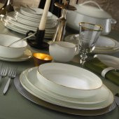 Koleksiyon Evaliza Shiny Alto Gold 60 Prça Yemek Takımı - 1