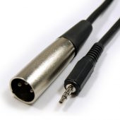 3 Pin XLR Erkek to 3.5 mm Stereo Erkek Kablo 5 Metre - 1