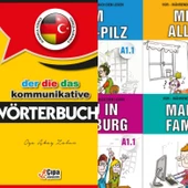 ÇIPA ALMANCA A1SEVİYE HİKAYE + SÖZLÜK SETİ TOPLAM 5 KİTAP - 1