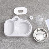 Mikopet Otomatik Su Sebilli Mama Kabı-Mavi - 3