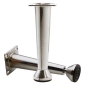 Mobilya Sehpa Puf Zigon Metal Ayağı Ayarlanabilir Krom Ayak 12 cm thumbnail 4