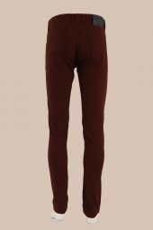 Slim Fit Yıkamalı Pantolon - 4