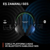 Steelseries Arctis Nova 7x Kablosuz Xbox Konsol Kulaklığı - Nova Akustik Sistemi - 2,4 Ghz ve Eş Zamanlı Bluetooth - 38 Saat Pil Kullanımı - Usb-C - Clearcast Gen2 Mikrofon - Pc, Playstation, Switch - 6