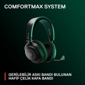 Steelseries Arctis Nova 7x Kablosuz Xbox Konsol Kulaklığı - Nova Akustik Sistemi - 2,4 Ghz ve Eş Zamanlı Bluetooth - 38 Saat Pil Kullanımı - Usb-C - Clearcast Gen2 Mikrofon - Pc, Playstation, Switch - 10