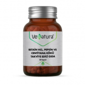Venatura Betain HCL + Pepsin Takviye Edici Gıda 90 Tablet - 1