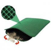 Perfect Elekli Kedi Kumu Paspası Yeşil 60X40 cm - 2