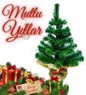 Masa Üstü Çam ağacı  40 cm - 45 DAL, Metal Gövde thumbnail 2