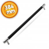 Çekmece Mutfak Dolap Kulpu Kulbu 384 mm Siyah Krom Metal Kulp - 1