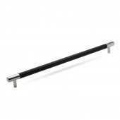 Çekmece Mutfak Dolap Kulpu Kulbu 384 mm Siyah Krom Metal Kulp - 4
