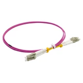 FİBER PATCH CORD LC-LC MM DUPLEX 50/125 OM4 1 MT - 4