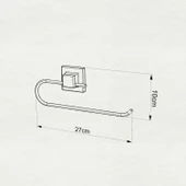 TEKNOTEL DELME VİDA MATKAP YOK! easyFIX YAPISKANLI KAĞIT HAVLULUK MAT SİYAH EF240 - 3