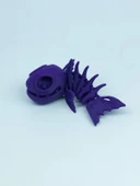 3D Hareketli Balık Figürlü Oyuncak - Mor thumbnail 4