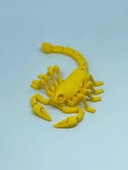 3D Hareketli Akrep Figürlü Oyuncak - Sarı thumbnail 2