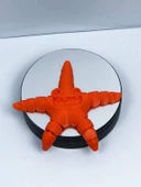 3D Hareketli Oyuncak Deniz Yıldızı - Koyu Turuncu - 1