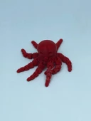 3 Boyutlu Hareketli Ahtapot Oyuncak & Masa Dekoru - Kırmızı thumbnail 5