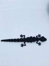 3D Hareketli Oyuncak Kertenkele - Siyah thumbnail 6