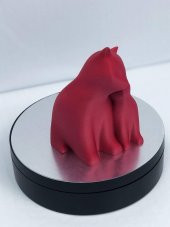 3D Anne ve Yavru Kedi Figürlü Büyük Biblo / Oyuncak - 1