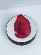 3D Anne ve Yavru Kedi Figürlü Büyük Biblo / Oyuncak - 5