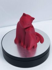3D Anne ve Yavru Kedi Figürlü Büyük Biblo / Oyuncak - 6