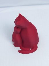3D Anne ve Yavru Kedi Figürlü Büyük Biblo / Oyuncak - 8